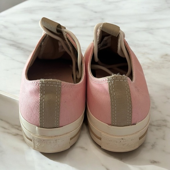 Converse Chuck Taylor Pink and Tan Low-Top Sneakers - Picture 3 of 4